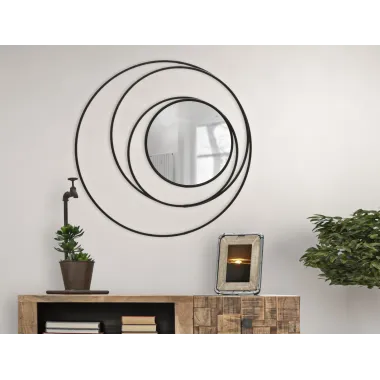 LUSTRO DARK Ø 80X3 cm